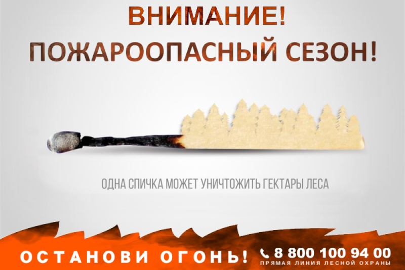 🔥 В Хабаровском крае начался пожароопасный сезон!
